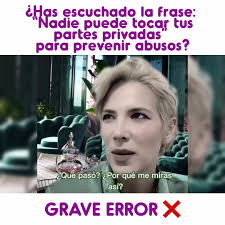 El problema con esta estrategia es que sólo sirve para darle una falsa  tranquilidad a los adultos 🤯pero en realidad dejan desprotegidas/os a  niñas y niños si no van de la mano de acciones que protejan ...