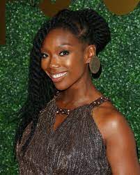 This style for natural hair combines cornrows and a retro roll style that is different and very appealing. 20 Natural Hairstyles To Wear At A Wedding