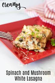 Add mushrooms, cook 5 minutes over medium heat, stirring occasionally. Spinach And Mushroom White Lasagna Recipes Worth Repeating Recipe In 2020 Recipes Stuffed Mushrooms Spinach Stuffed Mushrooms
