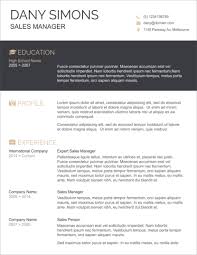 45 Free Modern Resume Cv Templates Minimalist Simple Clean Design