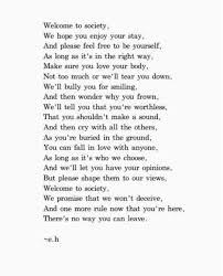 E H Poem About Society Eh Poems Poems Deep Meaningful Poems