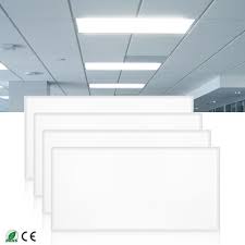 Read on for information about several different ways to hang drop. 4pack Bright 72w 2x4 Led Panel Light Ceiling Fixture Office Drop In Troffer Lamp Ebay