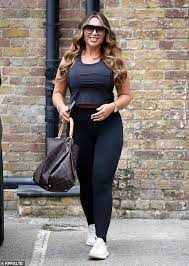 Lauren goodger showed off her amazing curves while on holiday in marbella. Lauren Goodger Cuts A Glamorous Figure In A Pair Of Black Gym Leggings And A Skintight Crop Top Daily Mail Online