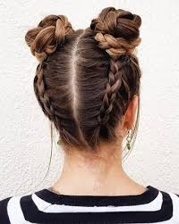 Space Buns For Long Hair And Oval Face Long Hair Styles Hair Hairstyle