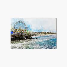 Looking for something to do in united states? Santa Monica Pier Wall Art Redbubble