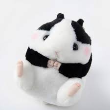 Korohamu Koron 6 Black And White Hamster Amuse Prize Plush Plush Hamster Amusing