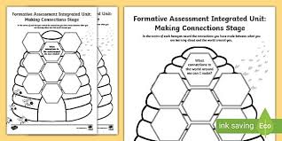 Try a free pilot of formative with your team, no strings. Year 5 6 Integrated Unit Making Connections Stage Formative Assessment Sheet