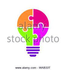 Maybe you would like to learn more about one of these? Light Bulb Idea Concept Vector Icon Color Lightbulb Icon In The Form Of A Puzzle Esp 10 Stock Vector Image Art Alamy
