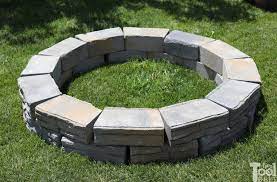 Fire pit bricks home depot. Diy Backyard Fire Pit Her Tool Belt