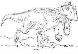 Jurassic Park Indominus Rex Coloring Page Free Printable Jurassic World Indominus Rex Level 100 Jur Dinosaur Coloring Pages Dinosaur Coloring Dinosaur Pictures
