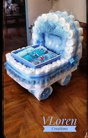 Adorable Diaper Cake Bassinet Baby Shower Gift Diy Crafts