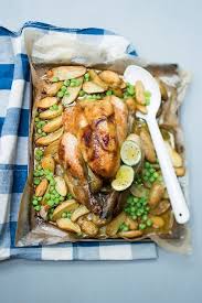 Poulet Roti Au Lait De Coco Et Citron Vert Recette Recette Poulet Roti Poulet Roti Recette Poulet