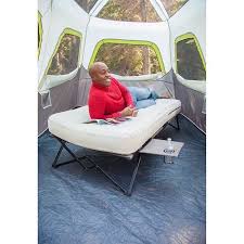Camping Cot Coleman Airbed Elevated Twin Indoor Outdoor Steel Frame To 300lb Coleman Camping Bed Camping Cot Air Mattress Camping