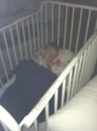 During the day, try to expose them to natural light and then have them sleep in a dark room. This Is The Crib The Staff Brought Up For My One Year Old To Sleep In Picture Of Holiday Inn Express Suites Claypool Hill Richlands Area Pounding Mill Tripadvisor