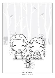 Elsa Y Ana Colorear