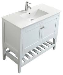 Discover the perfect bathroom vanity for any style, size or storage needs on hgtv.com. In Stock Aquamoon Rimini 40 Bathroom Vanity Transitional Bathroom Vanities And Sink Consoles By Aquamoon Houzz
