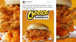 Kfc S Cheetos Chicken Sandwich Is Being Tested In Select Cities 94 7 Wls Wls Fm