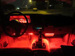 greg installed red led strips in his car be safe with this installation