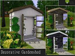 The Sims Resource Decorative Garden Shed By Angela Sims 3 Downloads Cc Caboodle Sims 3 Sims Sims 4 Garden