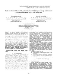 Cara mohon jawatan kosong di jabatan kastam diraja malaysia. Study On Thermal Comfort In University Hostel Building Ipcbee