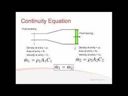 Fluids Lecture 2 1 Continuity And Bernoulli S Equation Youtube Continuity Fluid Mechanics Fluid