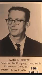 I appreciate Patricia Favor Hawes sharing the announcement about the death  of one of our teacher/coaches Jim Burket. I have written a condolence