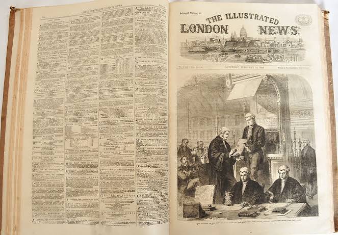 Old Newspapers 1866, The Illustrated London News - Past-India
