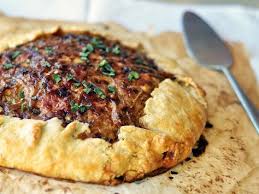 Rustic Potato And Caramelized Onion Tart Recipe Www Foodess Com Recipe Onion Tart Caramelised Onion Tart Medieval Recipes