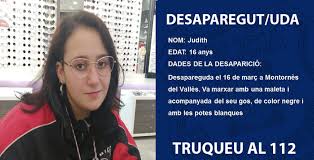Gigantesco operativo para ubicar a niña de 10 años desaparecida en bogotá. Buscan A Judith Una Chica De 16 Anos Desaparecida En Montornes