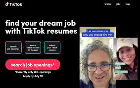 Maybe you would like to learn more about one of these? Trouver Un Job En Envoyant Un Cv Video C Est Desormais Possible Sur Tiktok Business Am
