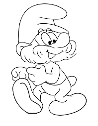 Papa Smurf From The Smurf Coloring Page Kids Play Color In 2020 Love Coloring Pages Coloring Pages Cartoon Coloring Pages