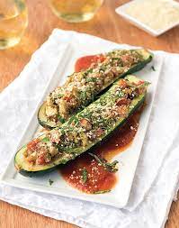 Mushroom Stuffed Zucchini Vegan Heritage Press Recipe Stuffed Mushrooms Zucchini Recipes Vegan Recipes Easy