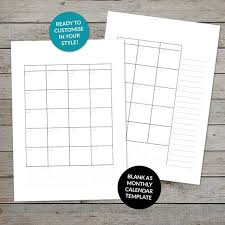 Printable Two Page Monthly Calendar Template Bullet Journal Blank Calendar Planner Insert A5 Calendar Insert Monthly Calendar Template Calendar Template Calendar Inserts