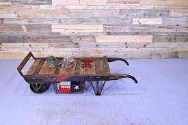 This could easily be used as a awesome industrial coffee table. 12 Dolly Ideas Cart Coffee Table Antique Coffee Tables Coffee Table