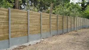 Mariage De Beton Et Bois Cloture Jardin Bois Cloture Jardin Cloture Jardin Pas Cher