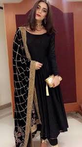Black And Gold Party Dress Pakistani Pin By Asma On Dress Styles Dress Indian Style Simple Dresses Indian Outfits
