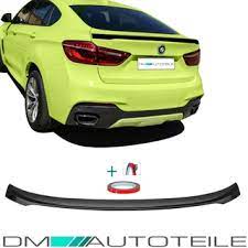 Sport Sport Performance Rear Trunk Roof Spoiler Lip Black Gloss 3m Fits On Bmw X6