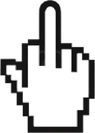 Emoji sticker captain mascot show middle finger. Pixel Grunge Aesthetic Vaporwave Png Transparent Vaporwave Middle Finger Cursor Png Clipart Large Size Png Image Pikpng