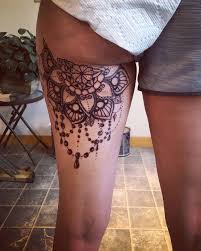 Mandala On Back Of Leg Leg Tattoos Leg Tattoos Women Tattoos