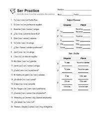 Spanish subject pronouns guided notes. Subject Pronouns Worksheet 1 Spanish Answers Promotiontablecovers