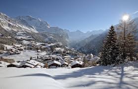 wengen in winter alpine ski resort switzerland tourism ski resort