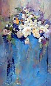 Artwork Of Karen Ku Spring Floral Abstract Flower Painting Art Floral Painting
