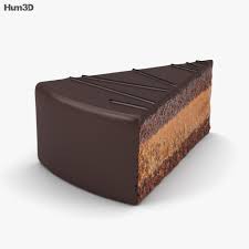 It adds more character to have those curves. Chocolate Cake 3d Model Food On Hum3d