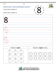 Occupy your toddler with these awesome printables for 2 year olds! Kindergarten Printable Worksheets Writing Numbers To 10