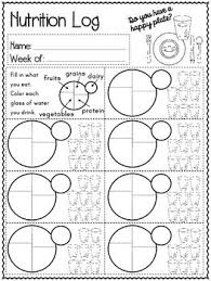 Weekly Student Physical Activity And Nutrition Log Nutrition Activities Physical Activities Nutrition