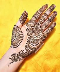 50 Simple Arabic Mehndi Designs For Left Hand Buzz Hippy Engraved heart design with flower: 50 simple arabic mehndi designs for