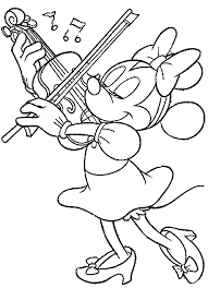 Baby mickey mouse on sleigh: Free Disney Minnie Mouse Coloring Pages