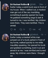 I'm sorry but could you come in at midday? Rachael Rollins Threatens To File False Police Report And Have Boston 25 News Reporter Arrested For Questioning Her About Road Rage Complaint Lodged Against Her Tb Daily News