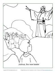 New world translation of the holy scriptures (2013 revision). Joshua The New Leader Coloring Page Sunday School Coloring Pages Bible Coloring Pages Joshua Bible