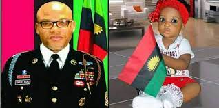 The name of nnamdi kanu's son is nnabuikem nnamdi okwu kanu which he had with his wife . Uchechi Okwu Kanu Biography Pictures Age Wikipedia Husband All About Nnamdi Kanu Wife